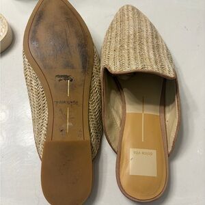 Dolce Vita Natural Woven Mules